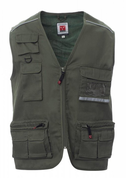 Payper POCKET Letná vesta S, Military green