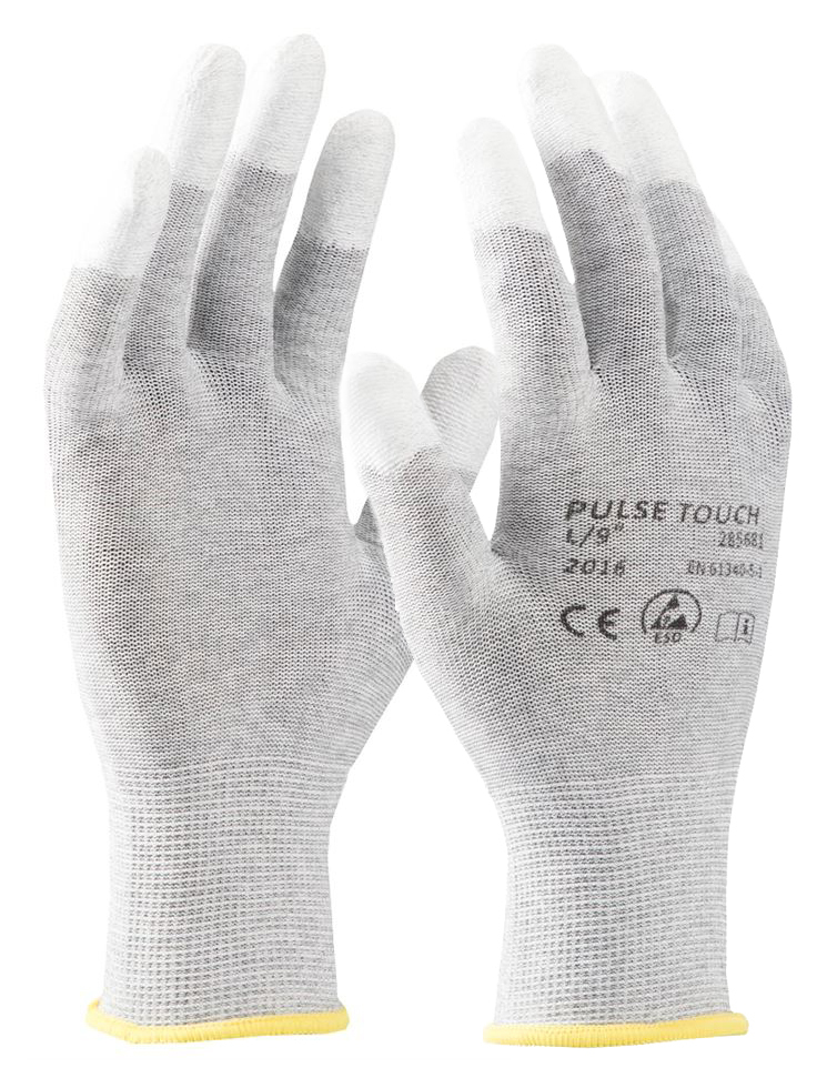 Ardon PULSE TOUCH Pracovné ESD rukavice Šedá, 6