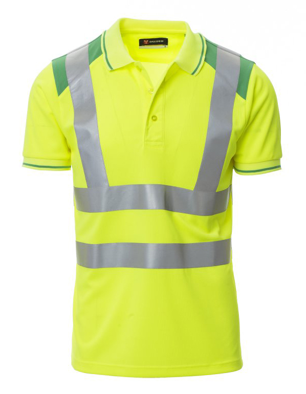 Payper GUARD+ Reflexná polokošeľa pánska S, Fluorescent yellow-Green