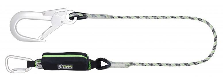 E-shop Kratos Safety FA3052215 Tlmič pádu Zelená-Čierna