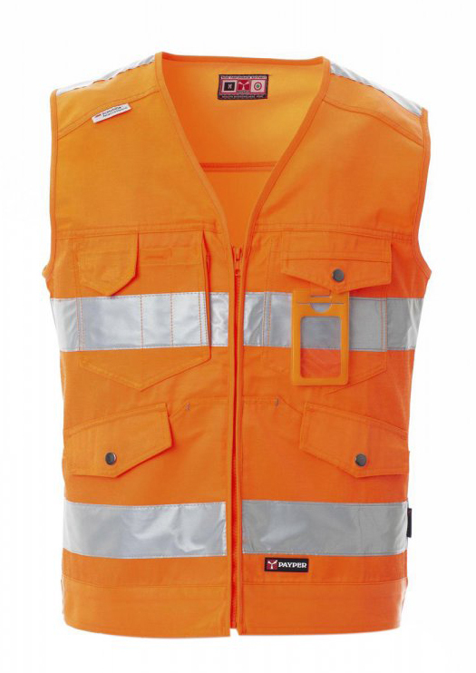 Payper MASTER Reflexná vesta S, Fluorescent orange