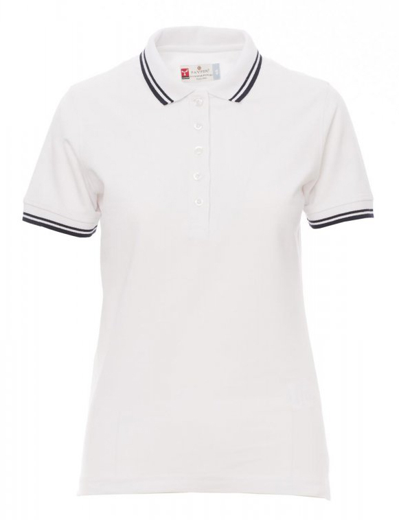 Payper SKIPPER LADY Polokošeľa dámska L, White-Navy blue
