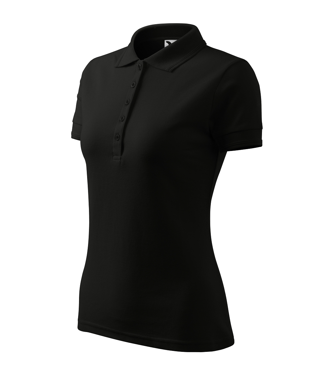Malfini PIQUE POLO 210 Polokošeľa dámska Čierna, 3XL