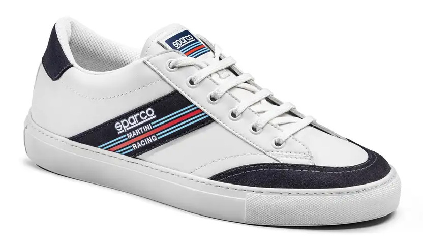 Sparco S-TIME MARTINI RACING Tenisky 36, Biela-Modrá