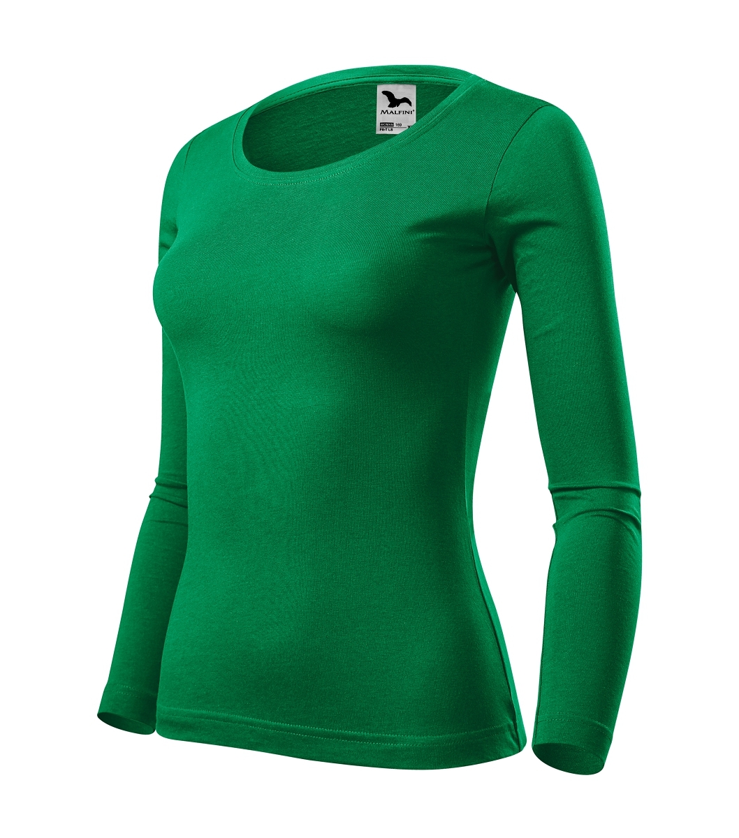 Malfini FIT-T LS 169 Tričko dámske XS, Trávová zelená