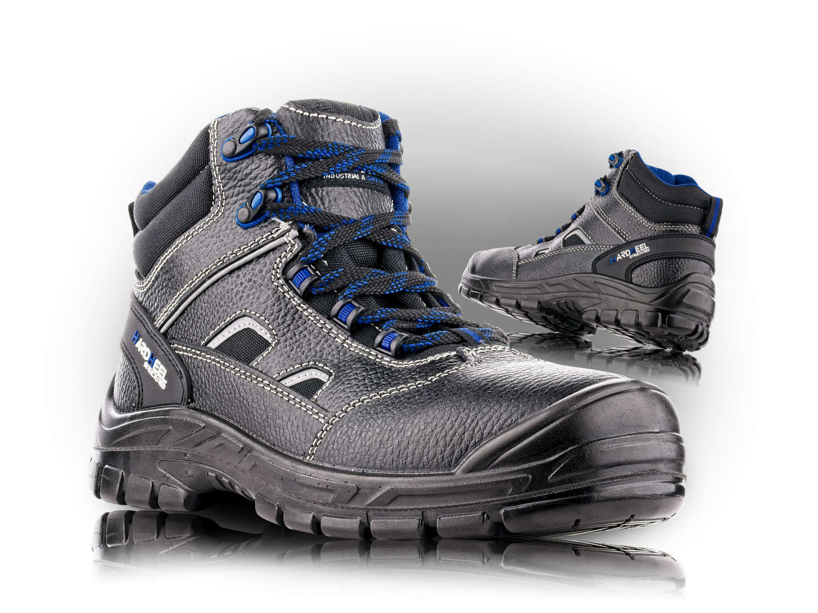 VM Footwear BRUSEL S1 Bezpečnostná obuv Čierna-Modrá, 36