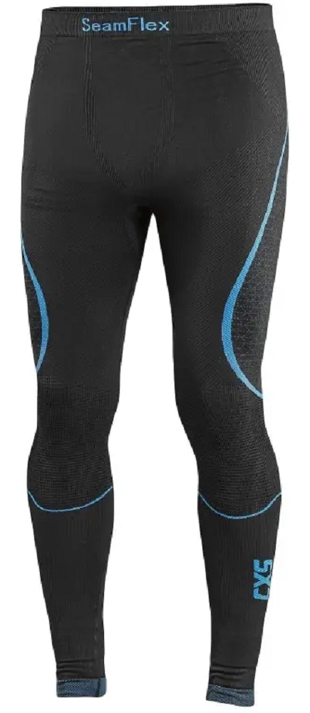 Canis CXS SEAMFLEX Termo nohavice pánske XS/S, Čierna-Modrá
