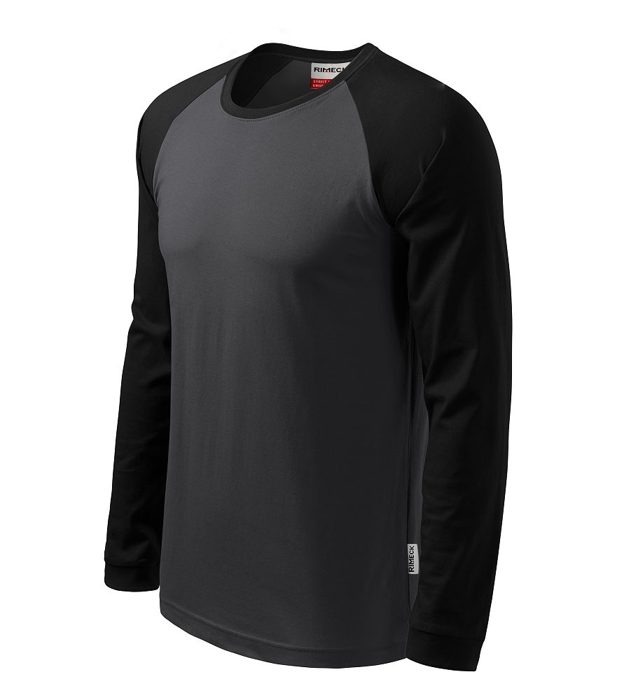 Malfini STREET LS 130 Tričko pánske XL, Ebony grey
