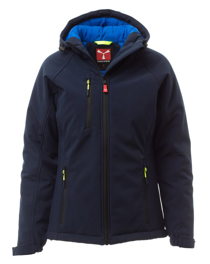 Payper GALE PAD LADY Softshellová bunda zateplená XS, Navy blue-Royal blue