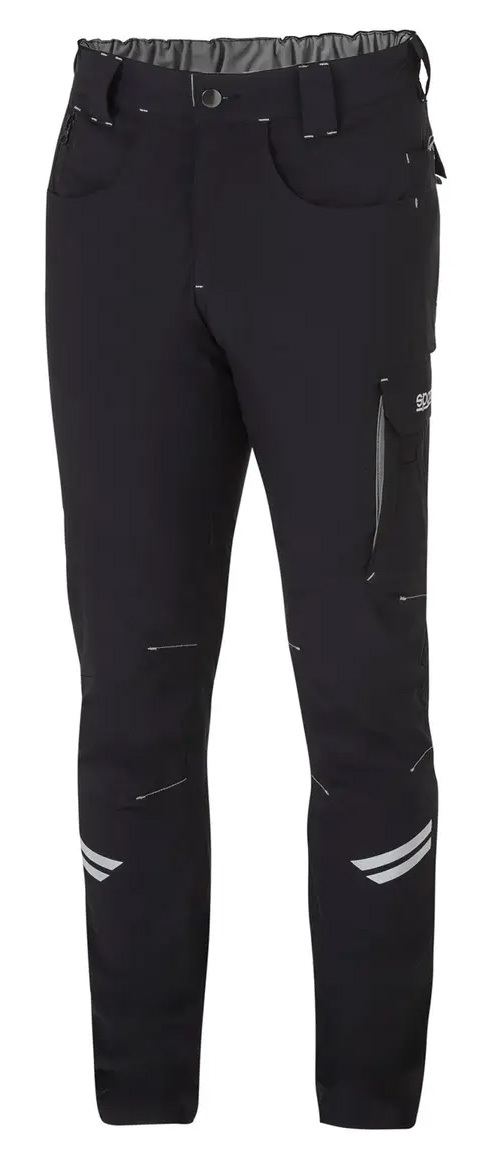 Sparco KANSAS TECH LIGHT TROUSERS Pracovné nohavice XS, Čierna-Sivá
