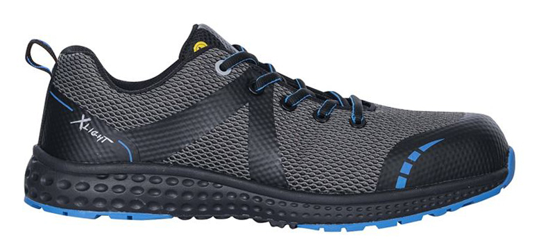 Ardon XLIGHT BLUE ESD O1 Pracovná obuv Čierna-Modrá, 36