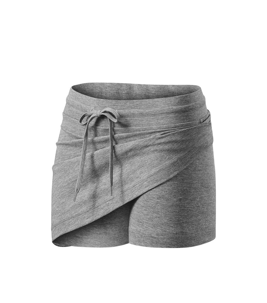Malfini SKIRT TWO IN ONE 604 Sukňa dámska XS, Tmavosivý melír