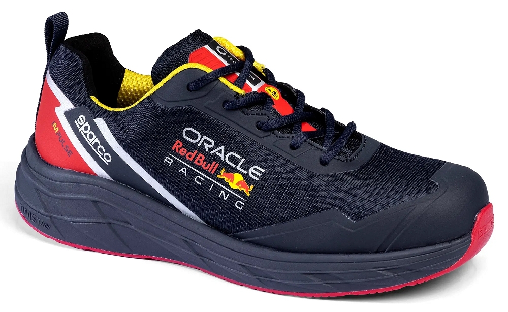 Sparco IMPULSE REDBULL KEYNES ESD S3S SR FO HRO Bezpečnostná obuv 36, Námornícka modrá-Červená