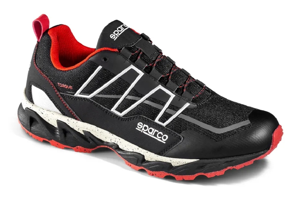 Sparco TORQUE ALGARVE O1 SRA Pracovná obuv Čierna-Červená, 37