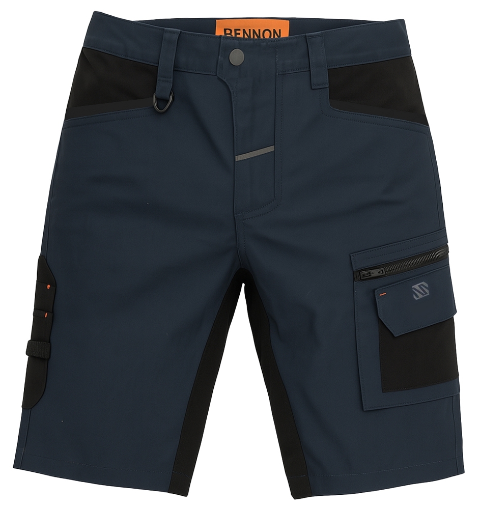 Bennon HENRIX SHORTS BLUE Strečové pracovné kraťasy Modrá, 42