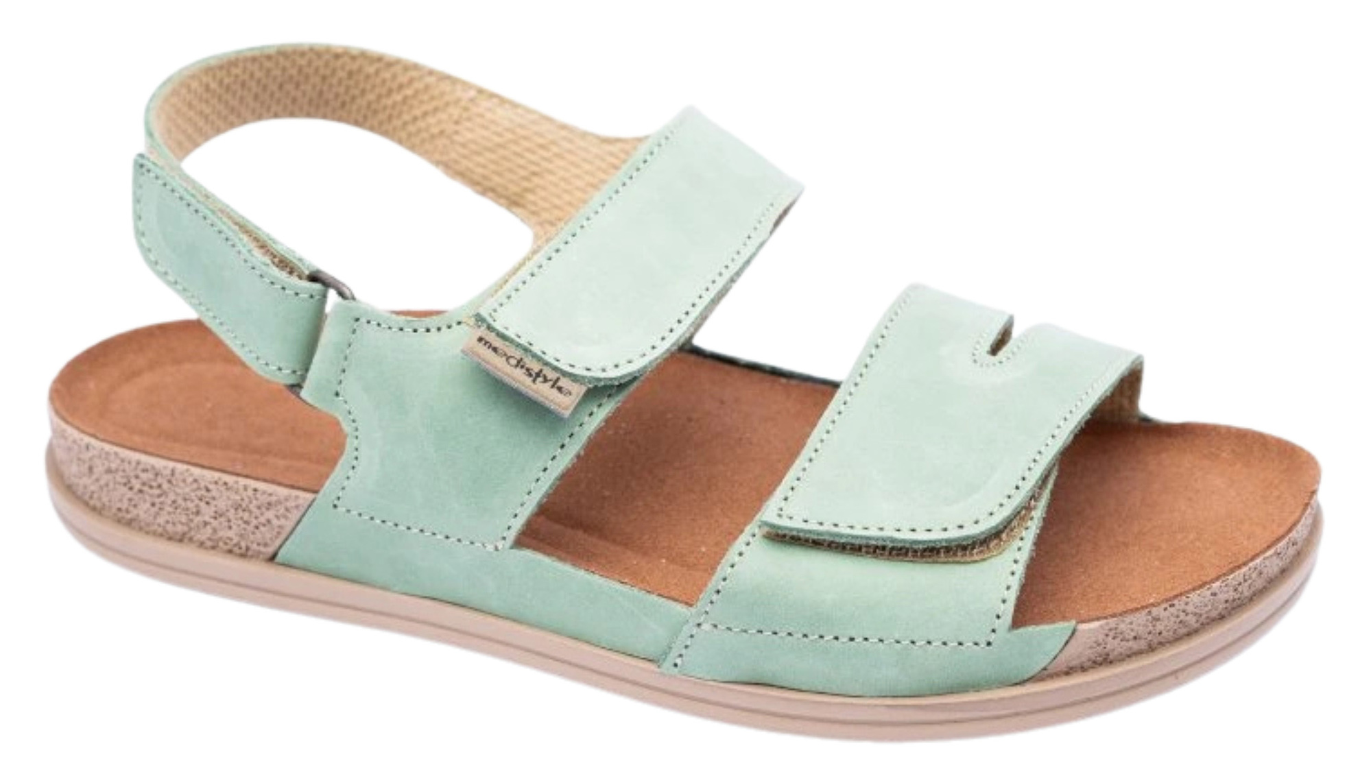 Medistyle GALINA Dámske zdravotné sandále 37, Svetlo zelená