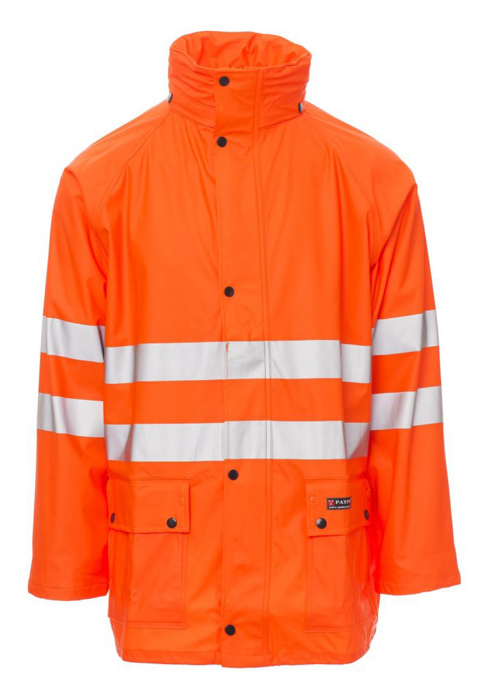 Payper RIVER-JACKET Reflexná nepremokavá bunda S, Fluorescent orange
