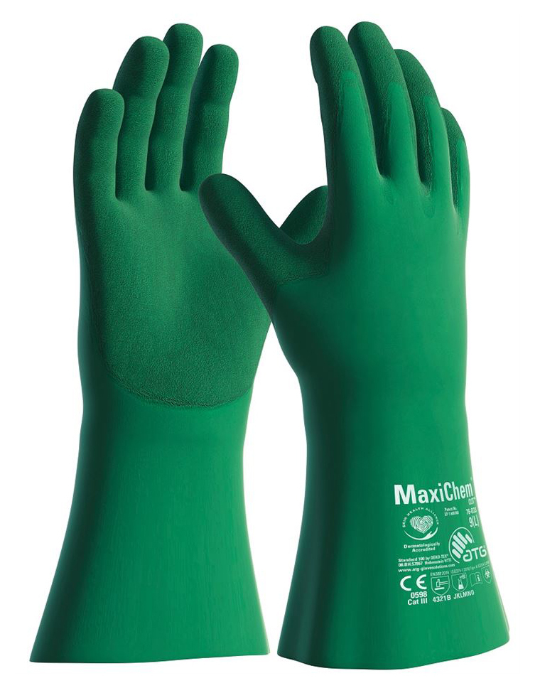ATG 76-833 MAXICHEM CUT Chemické rukavice Zelená, 7