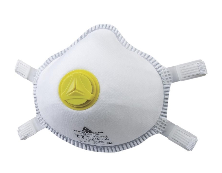 Delta Plus M1200VPLUS FFP2 Tvarovaný respirátor Biela