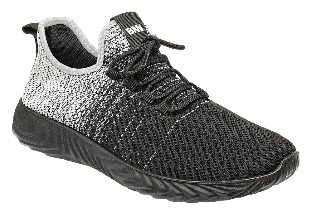 Bennon NEXO BLACK/GREY LOW Ľahká poltopánka Čierna-Sivá, 35
