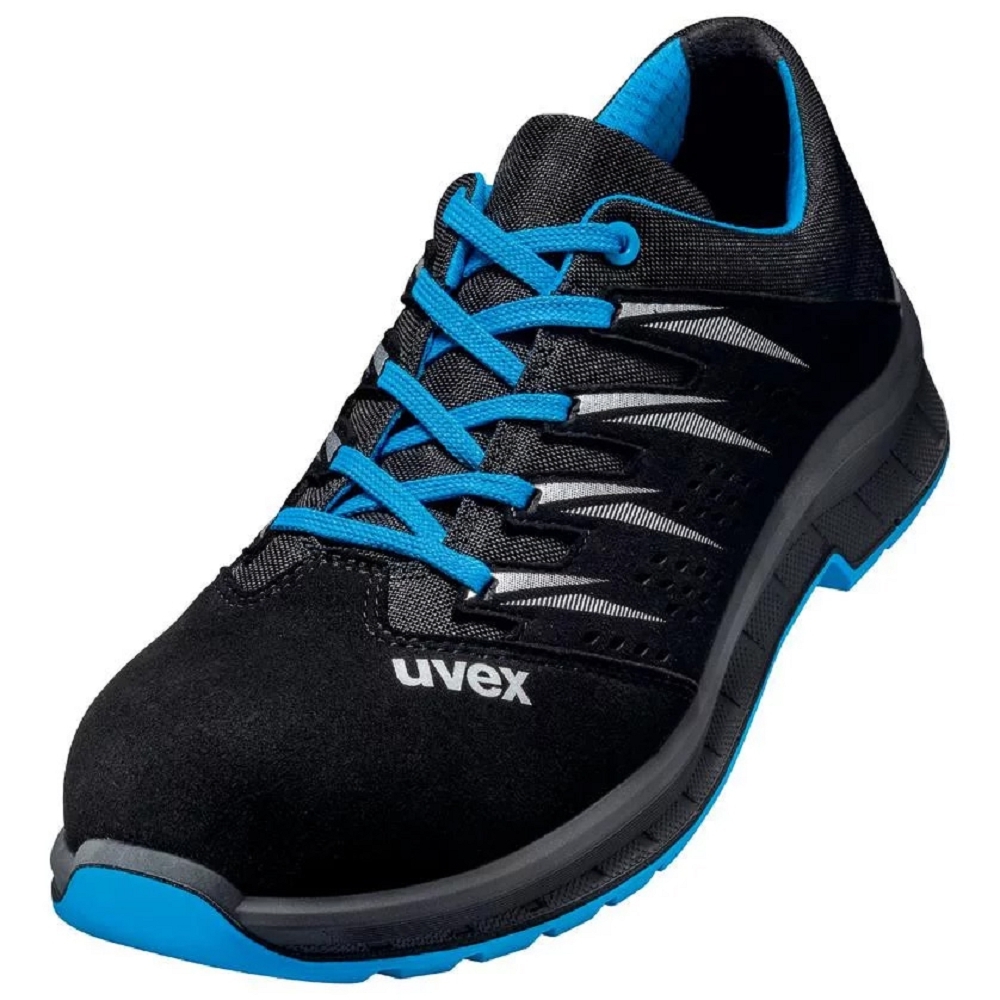 Uvex 6937 S1P FO SR Bezpečnostná obuv Čierna-Modrá, 36