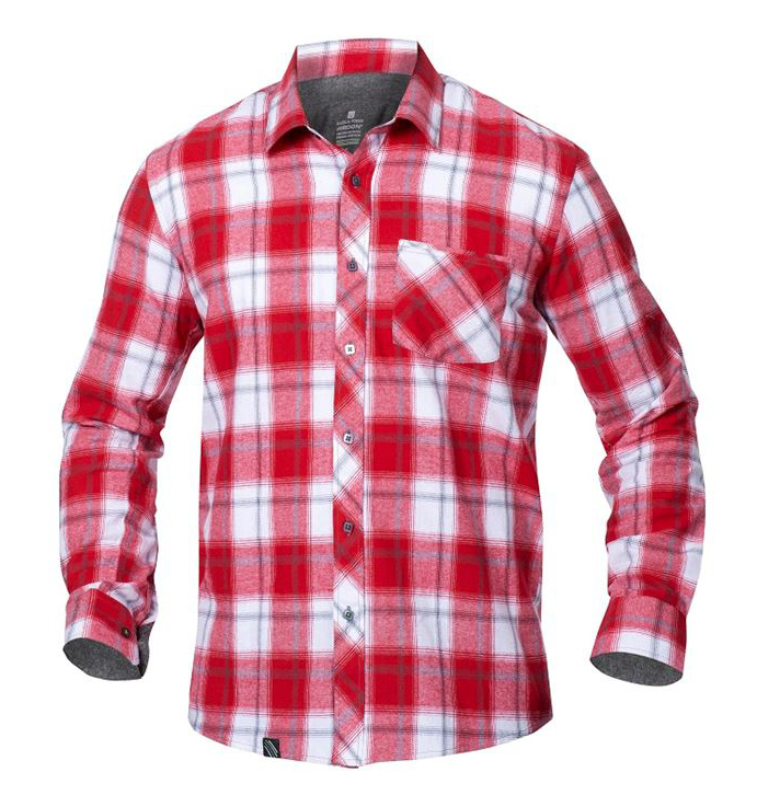 Ardon OPTIFLANNELS Košeľa S, Červená-Biela