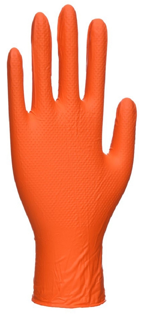 Portwest A930 Jednorazové rukavice 100 kusov, Oranžová, 11