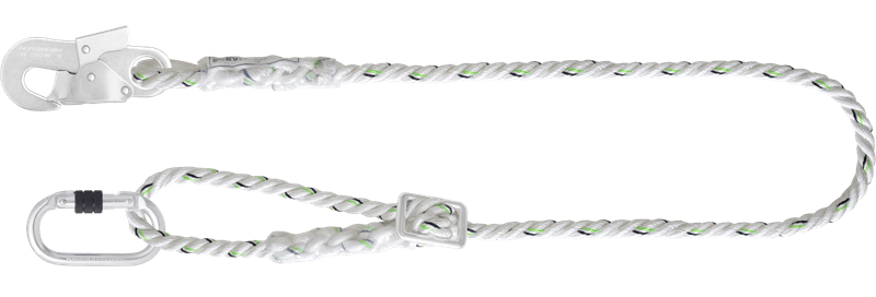 Kratos Safety FA4090020 Polohovacie lano Biela