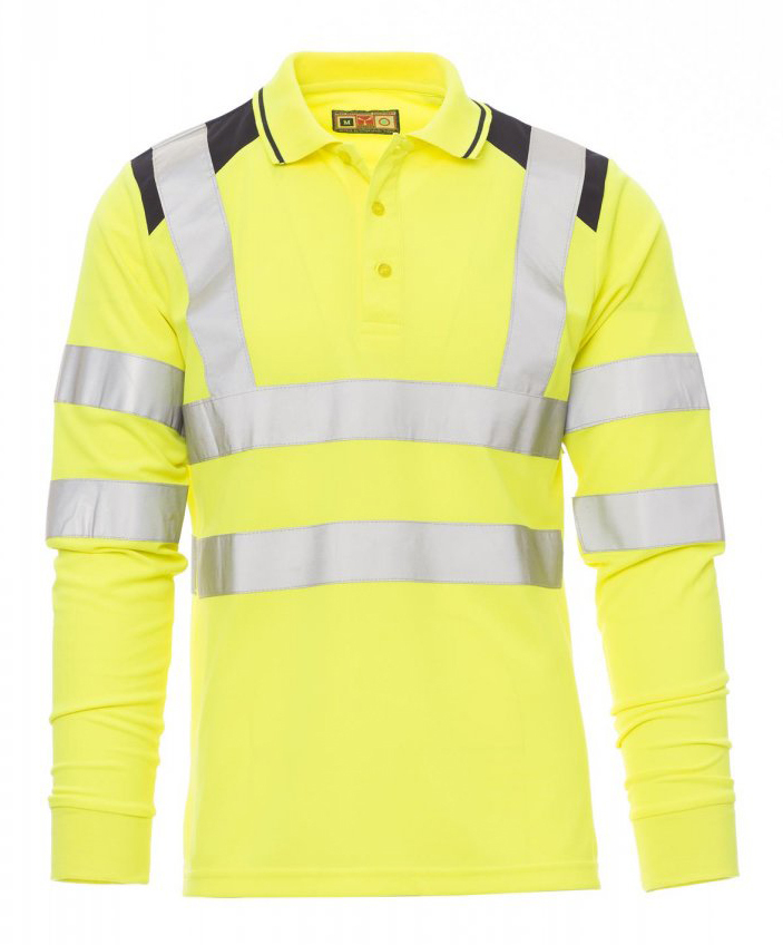 Payper GUARD+ WINTER Reflexná polokošeľa pánska S, Fluorescent yellow