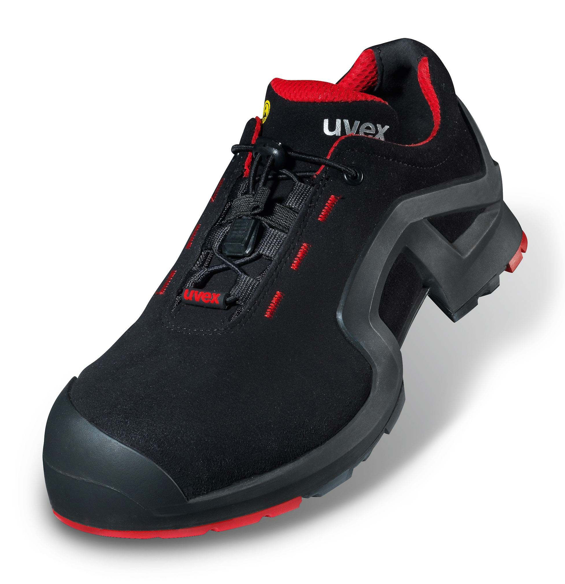 Uvex 8516 S3 SRC Bezpečnostná obuv Čierna-Červená, 35