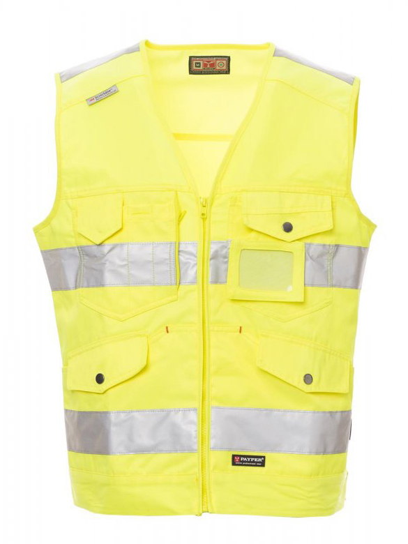 Payper MASTER Reflexná vesta S, Fluorescent yellow