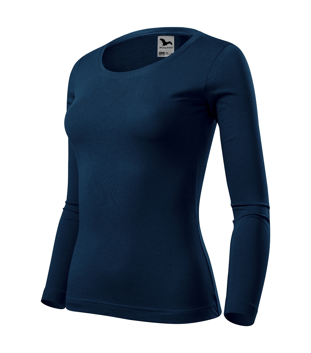 Malfini FIT-T LS 169 Tričko dámske M, Tmavomodrá