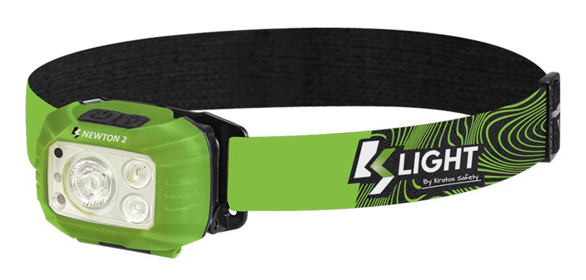 E-shop Kratos Safety NEWTON 2 HL1010100 Čelovka Zelená-Čierna