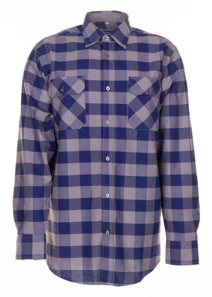 Planam SHIRTS SQUAREHEMD Košeľa 37/38, Námornícka modrá-Zinková