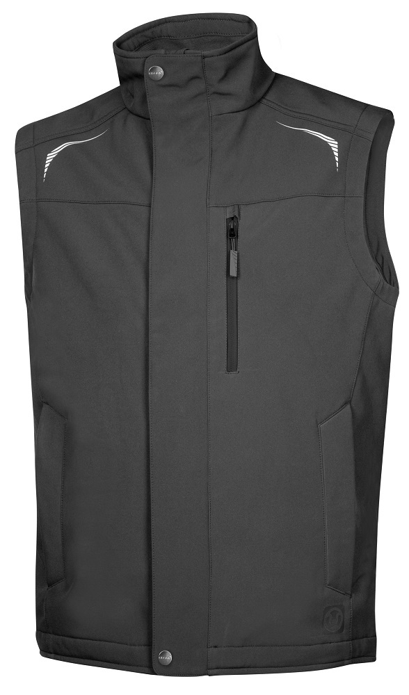 Ardon R8ED+ Softshellová vesta pánska S, Čierna