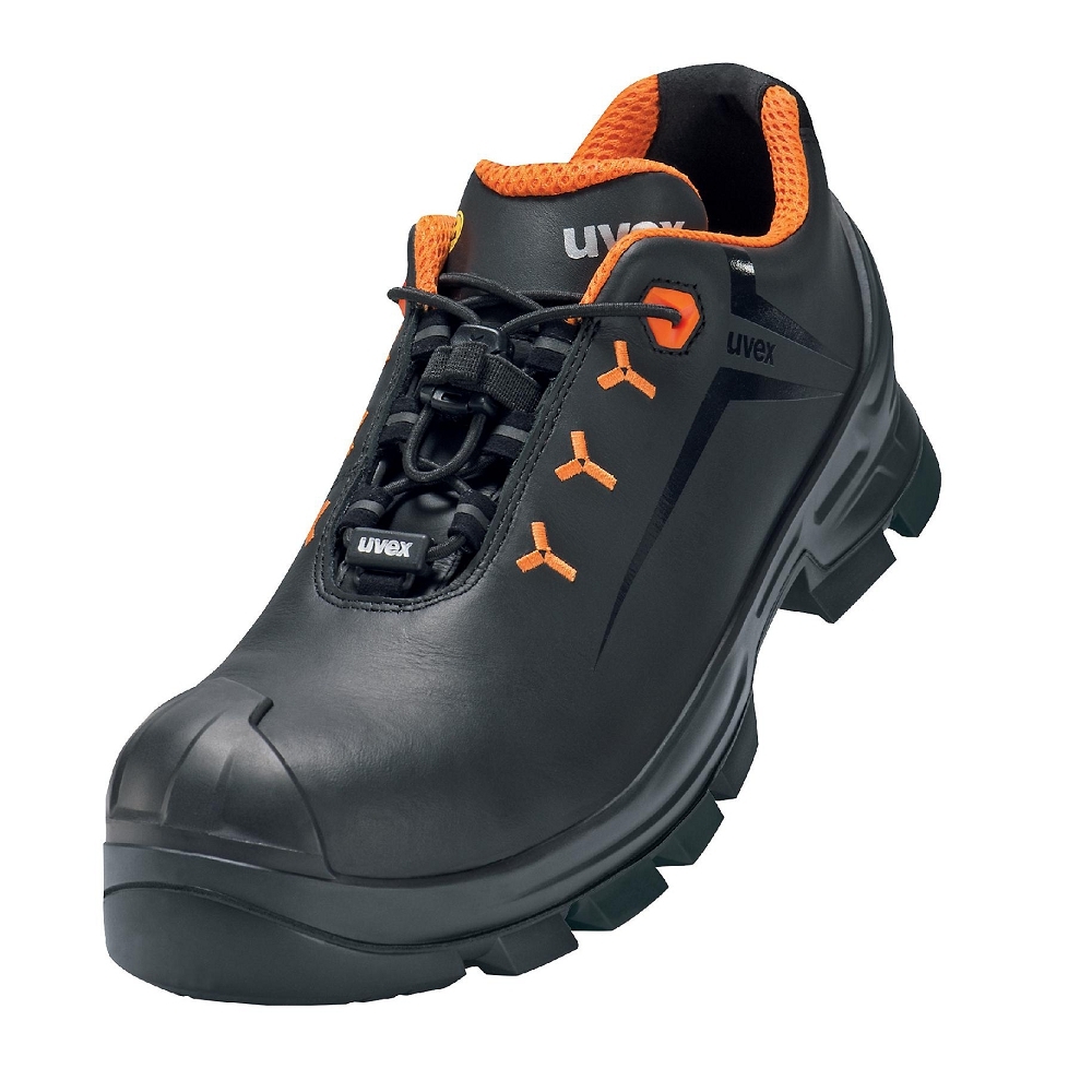 Uvex 6522 S3 HI HRO SRC Bezpečnostná obuv Čierna-Oranžová, 35
