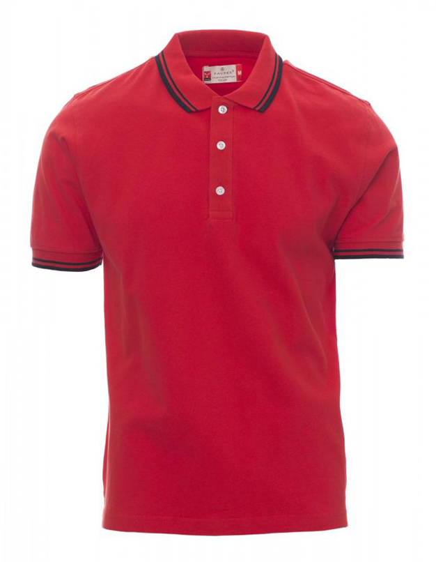 Payper SKIPPER Polokošeľa pánska S, Red-Navy blue