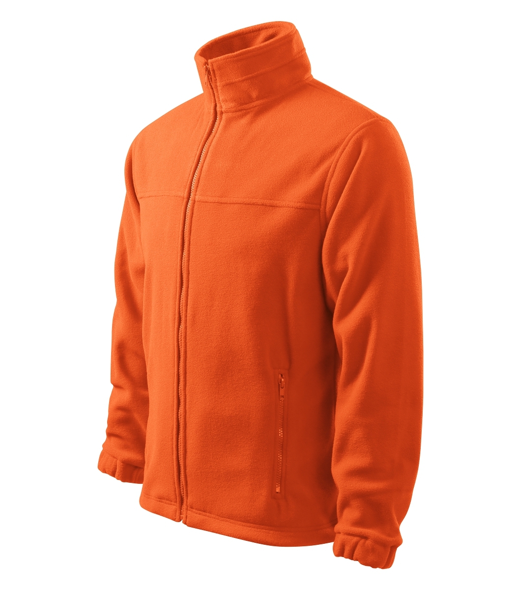 Rimeck JACKET 501 Fleecová bunda pánska L, Oranžová-Čierna