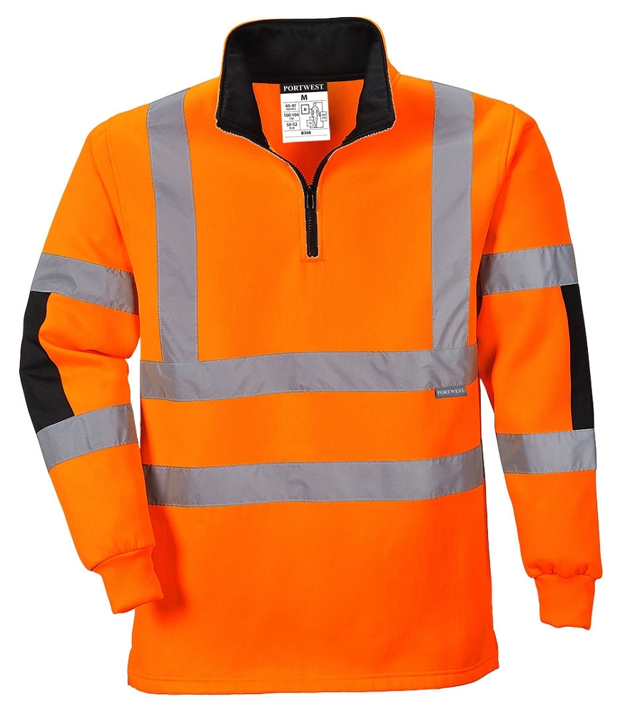 Portwest B308 XENON HI-VIS Tričko XS, Reflexná oranžová