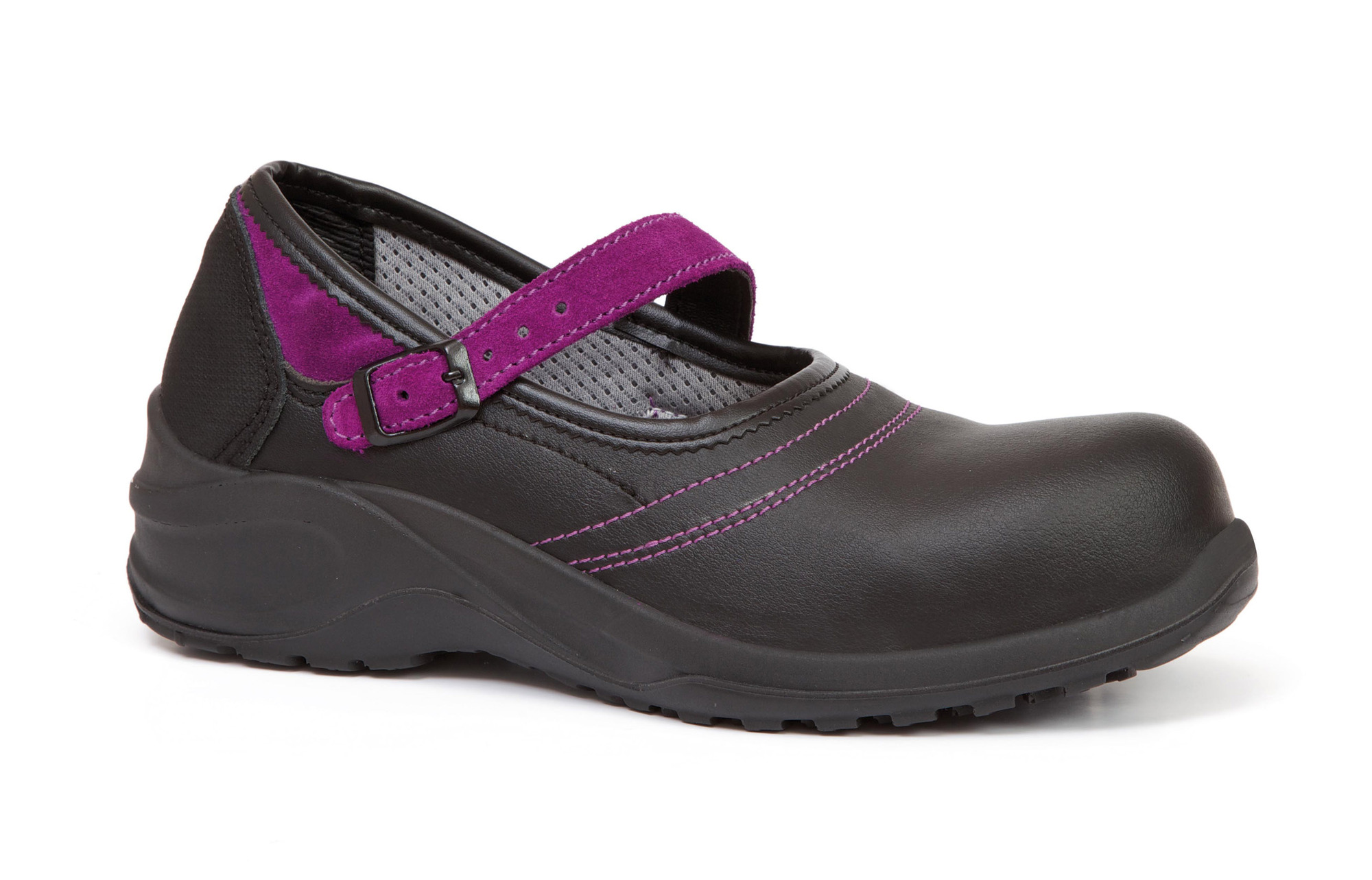 VIOLET S3 ESD 38, Čierna-Fialová
