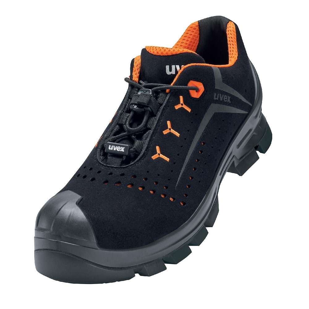 Uvex 6521 S1P HRO SRC Bezpečnostná obuv Čierna-Oranžová, 35