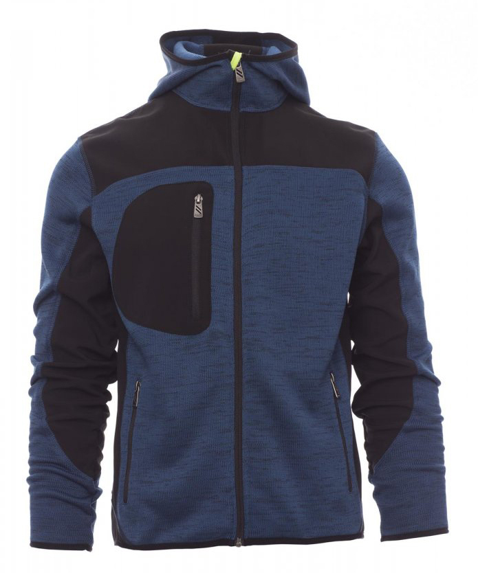 Payper TRIP Pánska bunda 4XL, Melange blue-Black