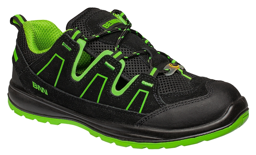 Bennon ALEGRO S1P ESD GREEN SANDAL Bezpečnostné sandále Zelená-Čierna, 37