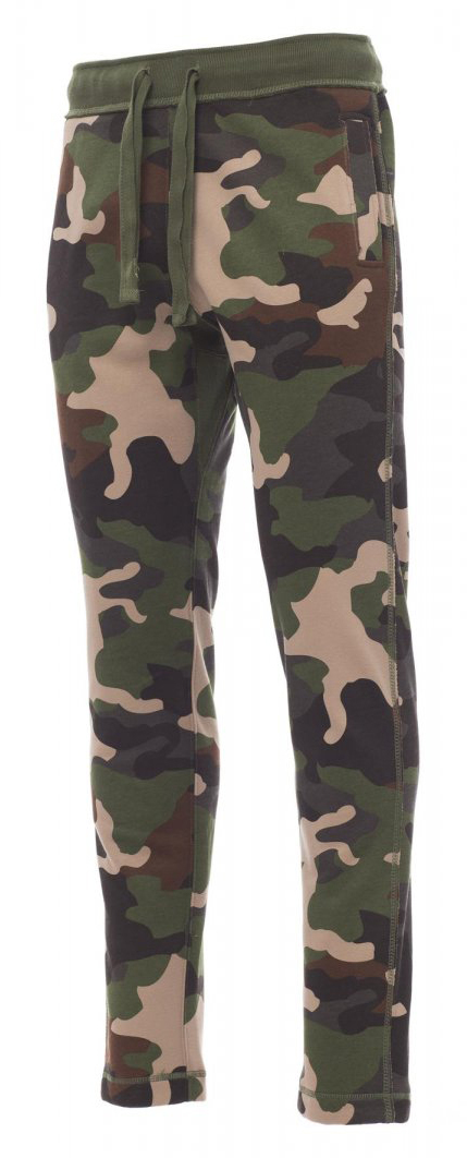 Payper COLLEGE Teplákové nohavice pánske S, Melange camouflage