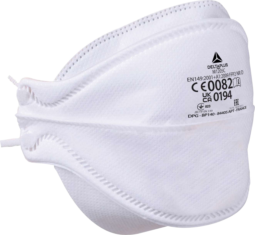 Delta Plus M1205 FFP2 Tvarovaný respirátor Biela