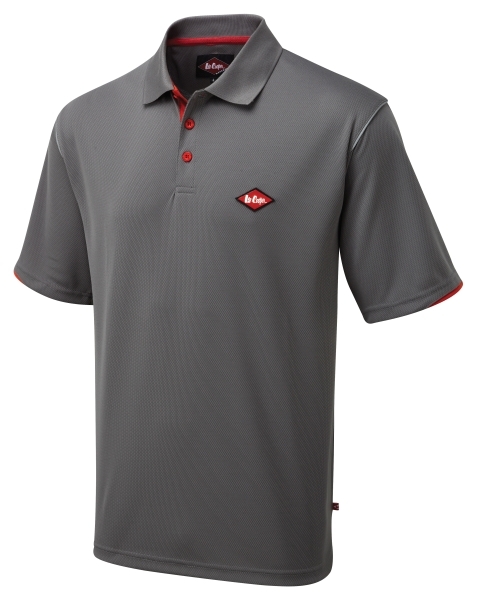 Ardon Lee Cooper LC01 Polokošeľa pánska Šedá, M