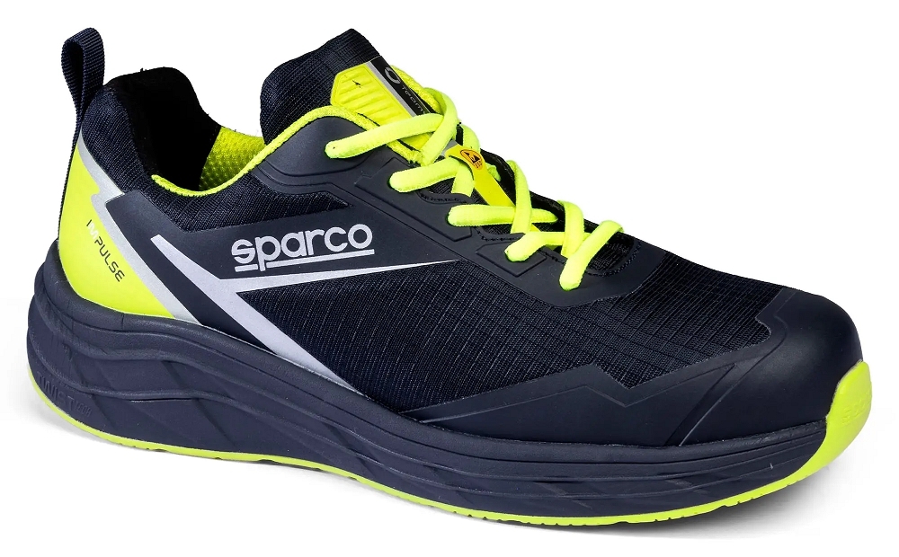 Sparco IMPULSE GEORGE ESD S3S SR FO HRO Bezpečnostná obuv 36, Tmavo modrá-Žltá