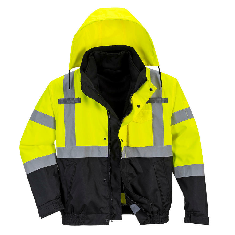 Portwest S365 HI-VIS PREMIUM Reflexná bunda 3v1 S, Fluorescenčno žltá-Čierna