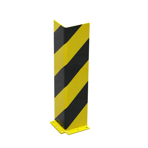 DP ORL03 Regálový nárazník L - 120 cm Čierna-Žltá