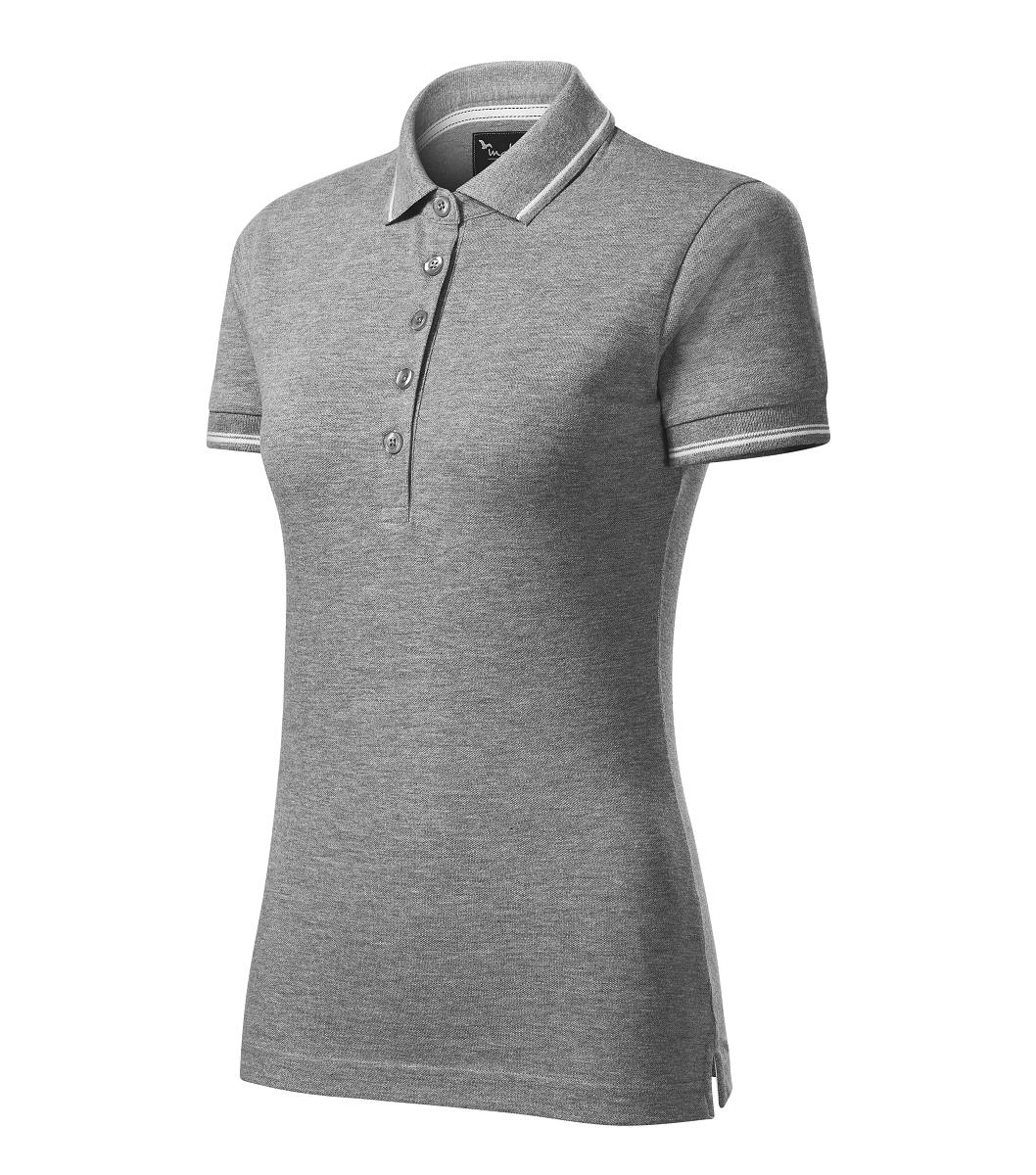 Malfini Premium PERFECTION PLAIN 253 Polokošeľa dámska XXL, Tmavosivý melír
